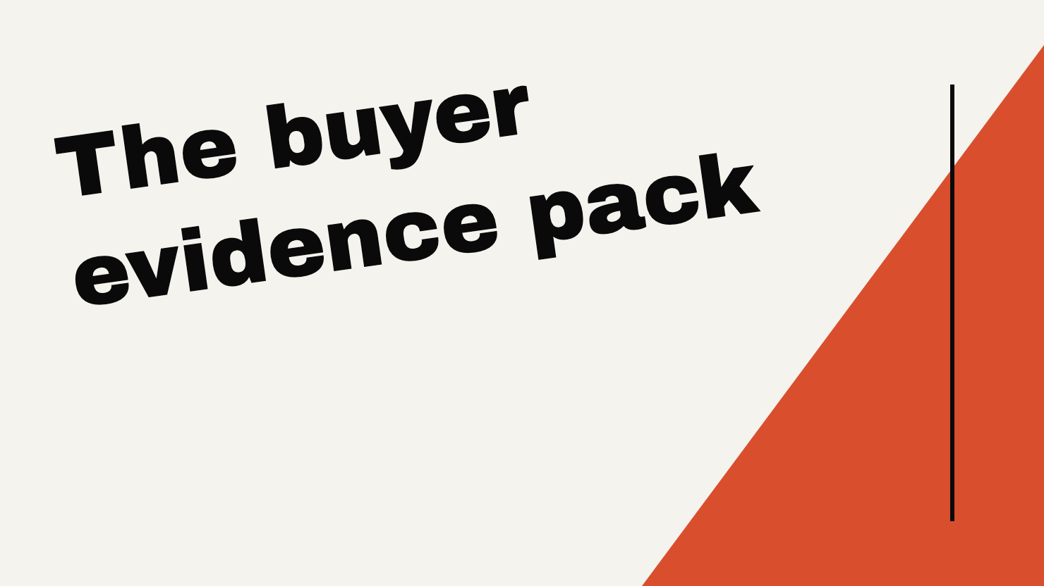 Editorial cover for a SaaS buyer evidence pack a champion can carry into an internal approval conversation.